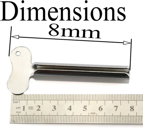 Vista 2 de Exprimidores de tubo de pasta de dientes de acero inoxidable 2pcs para uso en baño