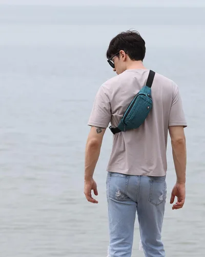Vista 6 de WATERFLY Riñonera de Cintura: Bolso Pequeño de Cadera, Riñonera, Bolso de Fanny, Paquete de Fanny, Riñonera, Bolso de Cintura, Riñonera, Bolso
