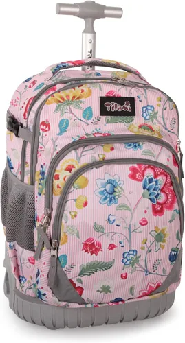 Vista 15 de Tilami Mochila con ruedas para niños de 18 pulgadas, mochila para computadora portátil, bicicleta