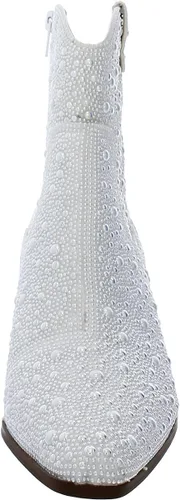 Vista 3 de Betsey Johnson Botas vaqueras occidentales Diva para mujer