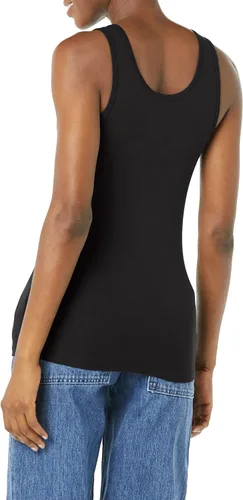 Vista 3 de Tienda Essentials - Camiseta de tirantes ajustada para mujer paquete de 2