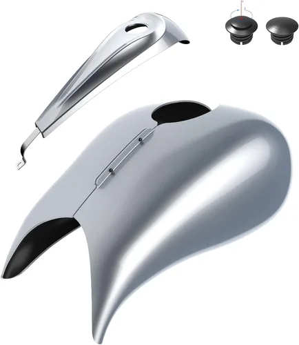 Vista 47 de Fundas de tanque estiradas para whisky ámbar con consola de tablero para Harley Touring Street Glide Road Glide 2014 2015 2016 2017 2018 2019 2020