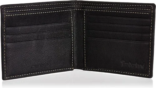 Vista 4 de Timberland Cartera de seguridad de cuero con bloqueo RFID para hombre