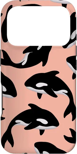 Vista 30 de Orca Whale Ocean Pattern - Carcasa para iPhone 17