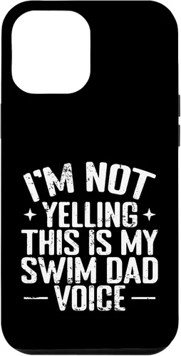 Vista 26 de Swim Dad Voice Funny Sports Parent Case for iPhone 16