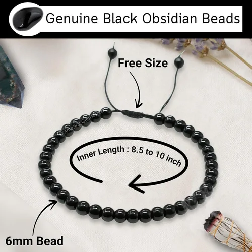 Vista 21 de Amazing Gemstone Crystal Anklet Ankle Bracelets for Women - Waterproof Beaded Healing Crystal Anklets, Plus Size Chakra Gemstone Bead Anklet