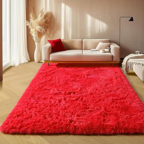 Vista 11 de ONASAR - Alfombra de pasillo negra de 2 x 6 pies, esponjosa, lavable, ultrasuave, afelpada, peluda, tapete para bebés, dormitorio de niños, armario