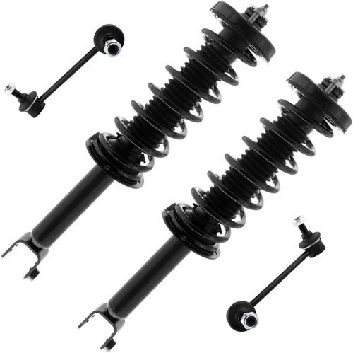 Vista 50 de Detroit Axle - 4 barras estabilizadoras de puntales delanteros para Kia Forte Koup 10-13 12-13 Forte5, puntales y barras estabilizadoras de resorte