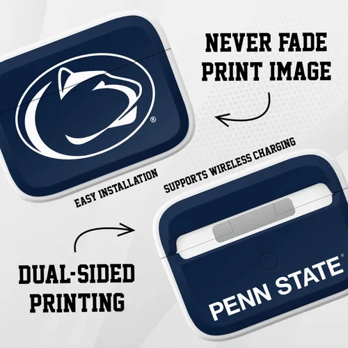 Vista 3 de Affinity Bands Penn State Nittany Lions HDX - Funda compatible con Apple AirPods Pro 1 y 2 (clásico)