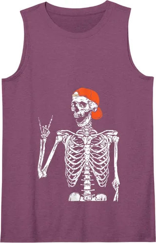 Vista 8 de Rocker - Disfraz de esqueleto de mano con diseño de rock, divertido regalo de Halloween, Negro, S