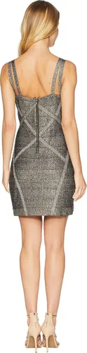 Vista 3 de bebe Missy Sexy vendaje Bodycon vestido de mujer con Lurex