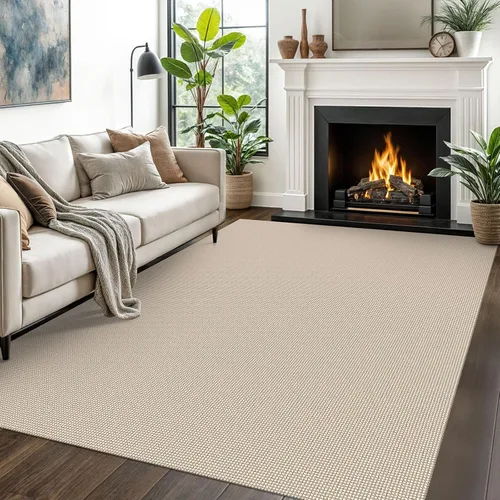 Vista 174 de EARTHALL Alfombra tejida de 2 x 3 pies, lavable para entrada, alfombra trenzada antideslizante, alfombra para puerta interior y exterior, alfombra