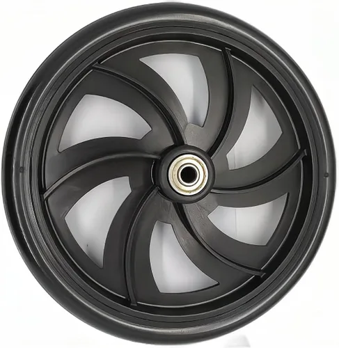 Vista 4 de Rueda de repuesto para rodillo modelo 10257, modelo aplicable: 10257/86860/86850/425, ruedas de repuesto Walker Rollator de 7.5 pulgadas