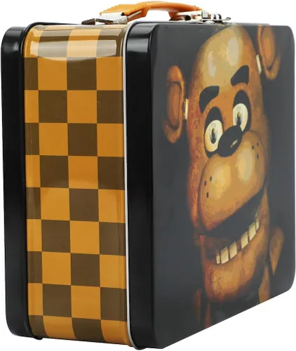 Vista 3 de Bioworld Five Nights At Freddy's Freddy Fazbear - Bolso de estaño negro, Multi colorido