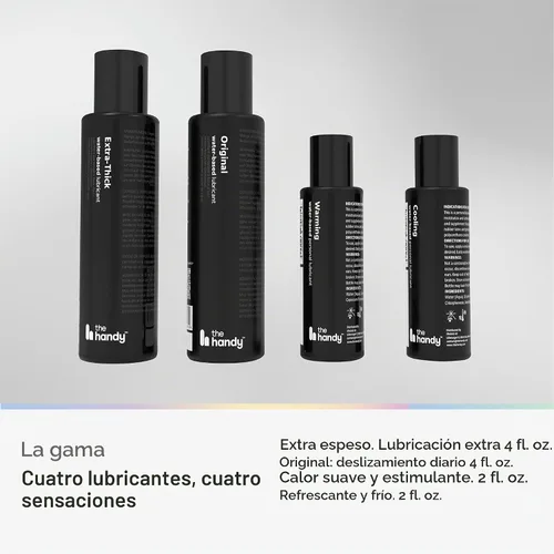 Vista 6 de The Handy Original Lube Water-Based Personal Lubricant Toy-Safe 4 fl oz