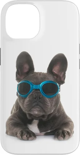 Vista 4 de Funda divertida para iPhone 17 con diseño de perro francés Bulldog Francés