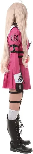 Vista 4 de Nuoqi MIU Iruma - Disfraz de cosplay MIU de anime para mujer, color rosa, uniforme