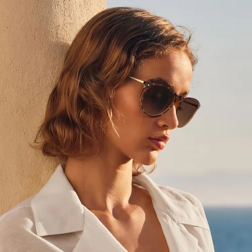 Vista 3 de CARFIA Gafas de sol de moda para mujer, polarizadas, protección UV, estilo clásico retro, CA5100