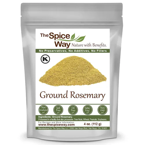 Vista 4 de The Spice Way Tomate en polvo 8 onzas, pimienta Alepo 4 oz y romero molido 4 oz