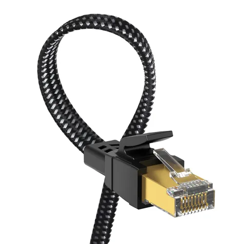 Vista 9 de Cable Ethernet Cat 8 Orbram, 15 pies, 1.5 pies, 3 pies, 6 pies, 10 pies, 20 pies, 30 pies, 50 pies, 60 pies, 100 pies, 200 pies, cable de red LAN
