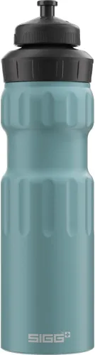 Vista 14 de SIGG - Botella de agua deportiva - WMB Sports Black - Con tapa deportiva de 3 etapas - Fabricado en Suiza - A prueba de fugas - Ligero - Metal