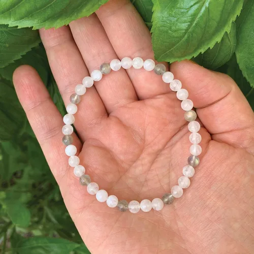 Vista 89 de Pulseras elásticas, piedras preciosas naturales, amatista, citrino, cuarzo rosa, cuarzo de cristal transparente, ojos de peridoto y teger, regalo