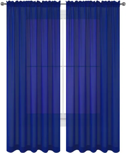 Vista 18 de WPM - Cortinas traslúcidas de color beige de 60 pulgadas de ancho x 95 pulgadas de largo, 2 paneles tratamiento de ventana para sala de estar