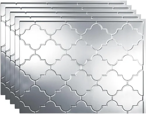 Vista 31 de FASÄDE Mónaco - Panel decorativo de vinilo para salpicaduras de 18 x 24 pulgadas en acero galvanizado (paquete de 5)