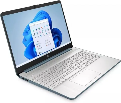 Vista 4 de HP 15 portátiles delgados en azul océano Intel i3-1115G4 hasta 4.1GHz 8GB RAM 256GB SSD 15.6in HD LCD Webcam WiFi HDMI Windows 11 (15-DY200-Renewed)