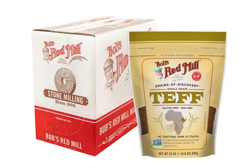 Vista 6 de Bob's Red Mill Teff de Grano Entero, 24 oz (Paquete de 1) - Sin OGM, Grano Entero, Vegano, Kosher