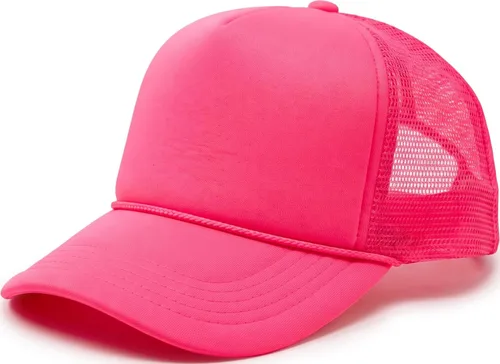 Vista 68 de Funky Junque Sombrero de camionero ligero Snapback de espuma de malla en Negro/Negro