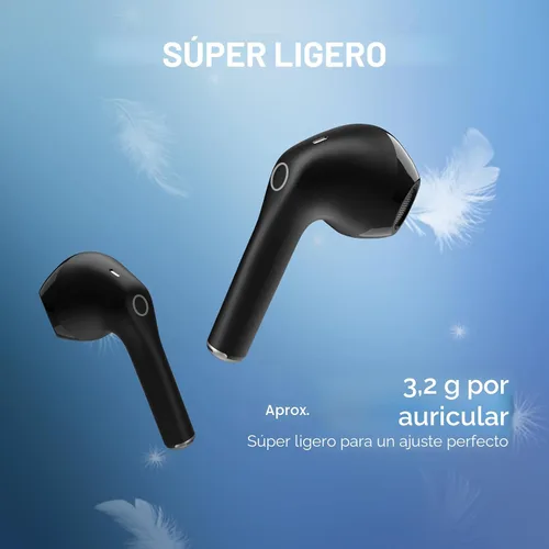 Vista 7 de 1 Hora Auriculares inalámbricos, auriculares Bluetooth 5.3 con funda