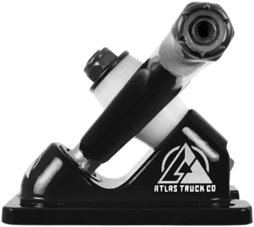 Vista 2 de Atlas Truck Co. 7.087 in 48 grados 0.315 in Reverse Kingpin Ultraligeros Longboard Camiones Longboard de aluminio ligero para monopatín, crucero
