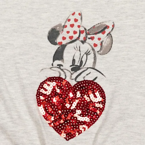 Vista 4 de Disney Minnie Mouse - Paquete de 2 camisetas para bebés y niñas pequeñas, Blanco,Rojo