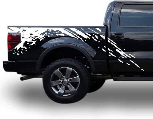 Vista 6 de Adhesivo adhesivo de vinilo para cama de barro compatible con Ford F150 2009 - Presente