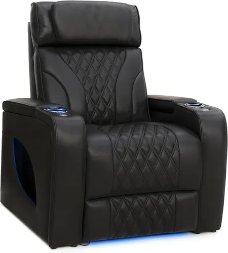 Vista 46 de Seatcraft Luminis LT - Asiento de cine en casa, reclinable, color rojo