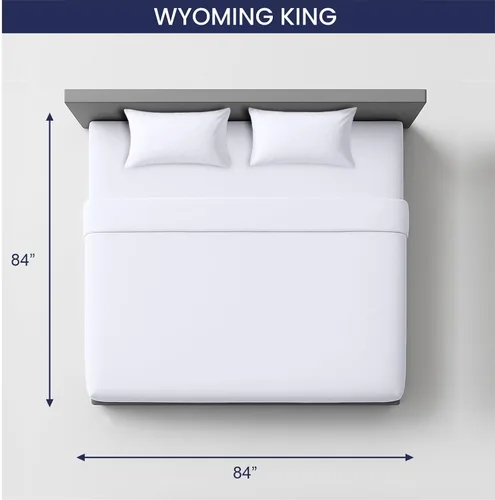 Vista 6 de SGI bedding Juego de sábanas de 4 piezas de 84 x 84 pulgadas, tamaño King Emperor/Wyoming, 100% algodón egipcio, bolsillo profundo de 15 pulgadas
