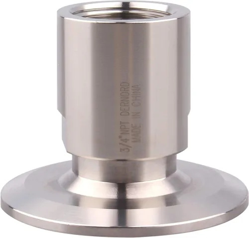 Vista 15 de Dernord - Adaptador de abrazadera triple de 1.5'' a abrazadera de rosca FNPT de 1 pulgada para tubería sanitaria