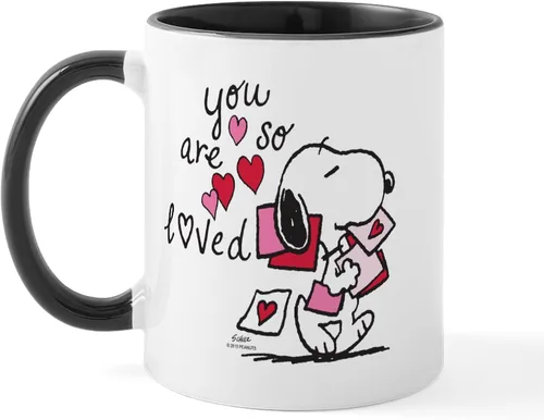 Vista 17 de CafePress Springtime Snoopy - Taza de café de cerámica, taza de té, 11 onzas