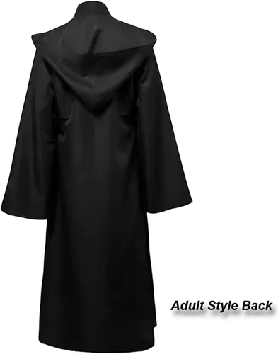 Vista 2 de OSBO GradSeason Bata con capucha para niños y adultos, túnica de caballero Jedi, capas de Star Wars, disfraz genial para Halloween y cosplay