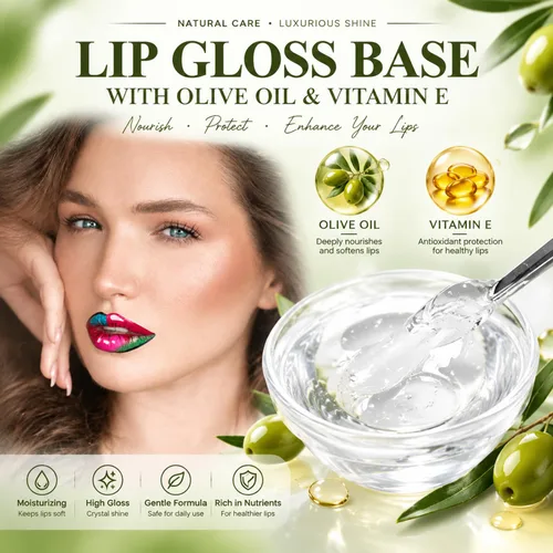Vista 6 de 2 unidades hidratan el brillo de labios transparente, material base