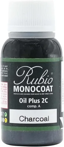 Vista 112 de Rubio Monocoat Muestra de Tinte y Acabado para Madera - Niebla 5% Aceite Plus Parte A Aceite de linaza para madera de secado rápido y ecológico