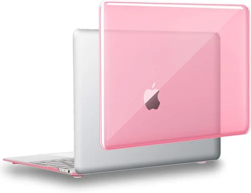 Vista 15 de UESWILL Compatible con carcasa rígida transparente brillante para MacBook Air de 11 pulgadas, modelo A1370 A1465, color negro