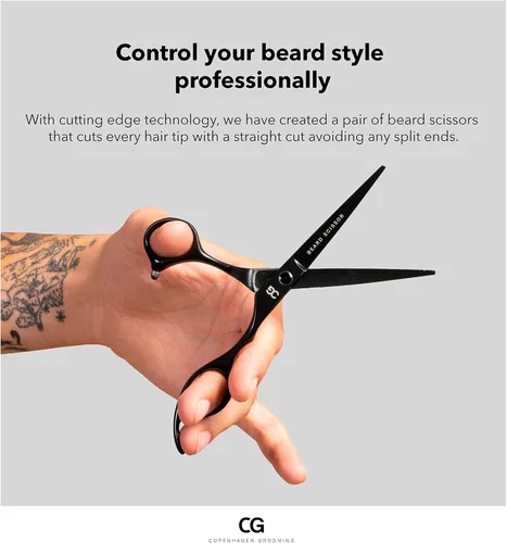 Vista 2 de Copenhagen Grooming Tijeras para barba - Tijeras para bigote para hombre