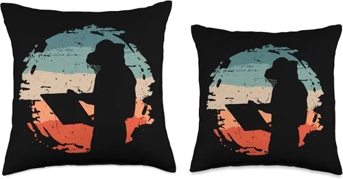 Vista 3 de Beekeepers Naturals Bee Pollen Honey Making Bee Lover Accessories Sunset Beekeeper Throw Pillow, 16x16, Multicolor