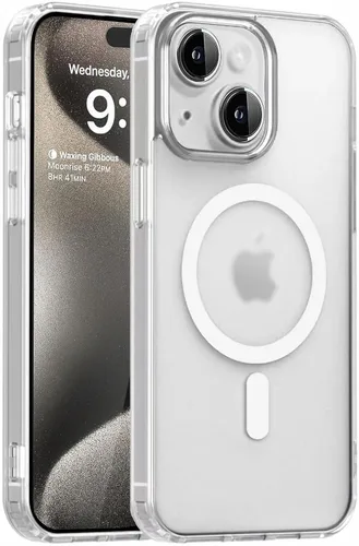 Vista 12 de S. Tedazo Funda magnética para iPhone 7 Plus/8 Plus compatible con MagSafe, no amarillea, protección de grado militar, funda ultradelgada a prueba