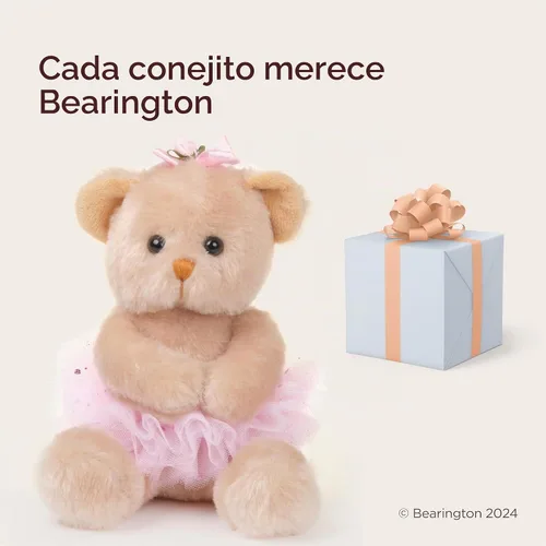 Vista 5 de Osito de peluche bailarina Bearington Bella, de 6 pulgadas