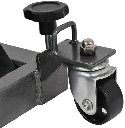 Vista 6 de Goplus - Elevador / gato hidráulico de tijera, para motocicleta, todoterreno, cuatriciclo, moto, 1.500 lbs, Negro
