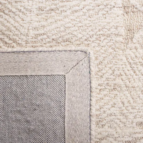 Vista 7 de SAFAVIEH Metro Collection - Alfombra de pasillo de 2 pies 3 pulgadas x 9 pies, beige y marfil, lana botánica hecha a mano, ideal para zonas de alto