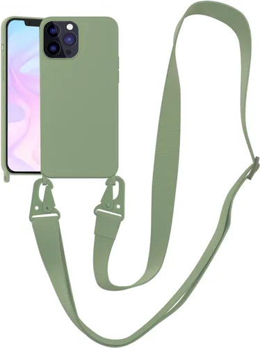 Vista 46 de Funda compatible con iPhone 8 Plus, iPhone 7 Plus/6 Plus/6S Plus con cordón, funda cruzada para iPhone con correa ajustable de silicona para iPhone